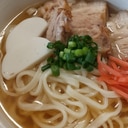 トロトロ三枚肉がおいしい☆うどんで作る沖縄そば